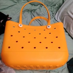 Large Pretty Yellow Beach tote